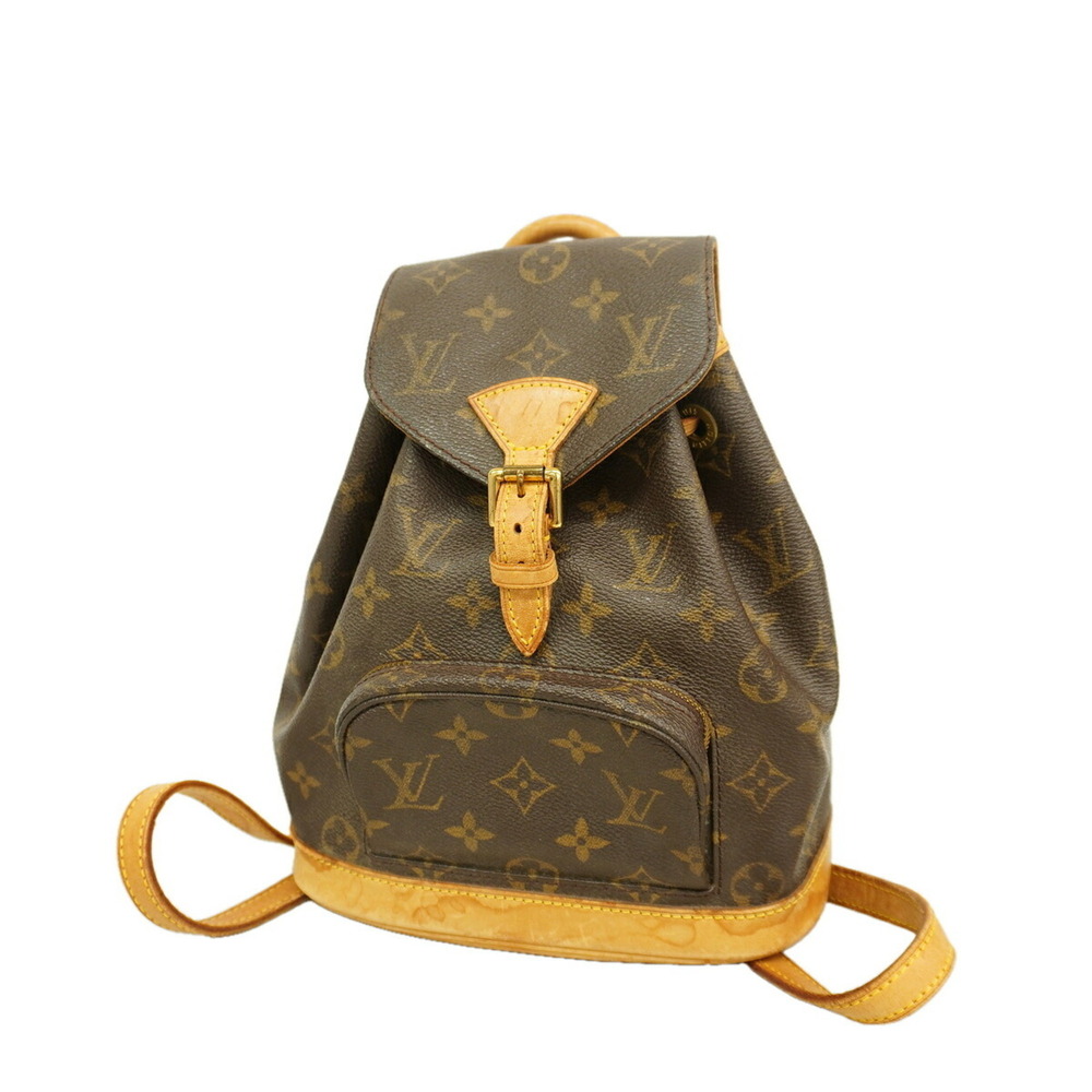 Louis Vuitton Monogram Mini Montsouris Backpack M51137 Brown Women's